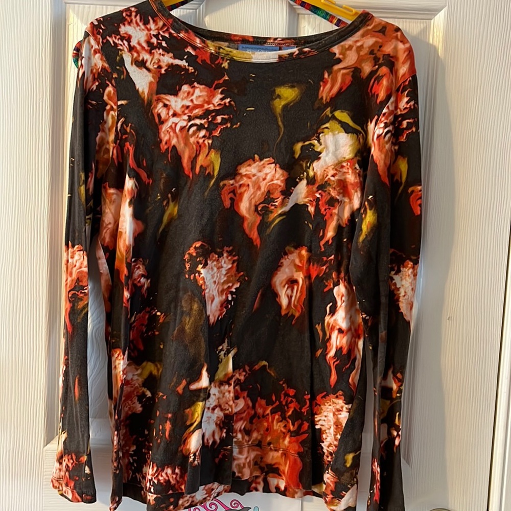 Simply Vera Wang long sleeve tidied t-shirt (3)